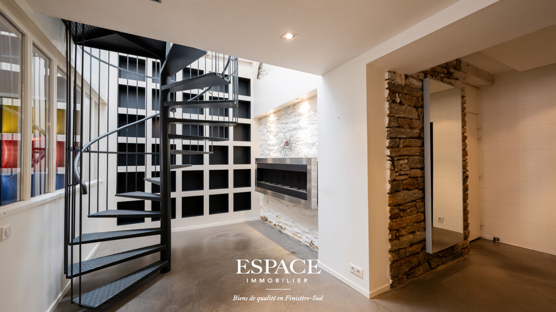 Le cachet d'un esprit loft, le privilège du centre-ville ...